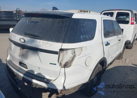 2018 Ford Explorer Police Interceptor из США, поврежденный, VIN 1FM5K8AR6JGA37103